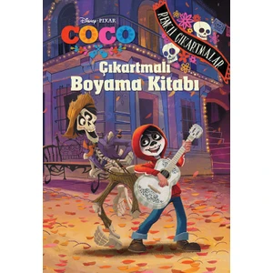 Disney Coco Çıkartmalı Boyama Kitabı