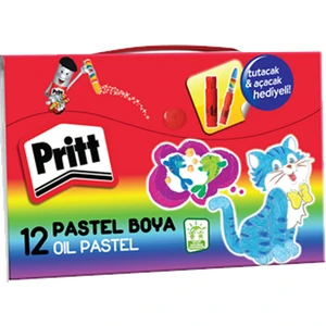 Pastel Boya 12 Renk Çanta