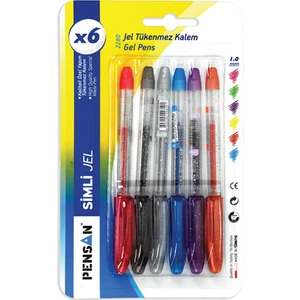 Simli Kalem Jel Glitter 1,0Mm Mavi