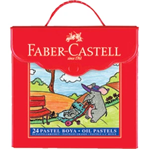 Pastel Boya 24 Renk Plastik Çantalı