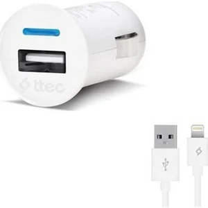 Compact Araç Şarj Cihazı iPhone Uyumlu 5/5s/6/6Plus(1000mAh)