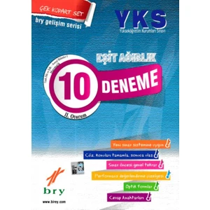 Bry Birey Eğitim Yayınları YKS Eşit Ağırlık 10 Deneme