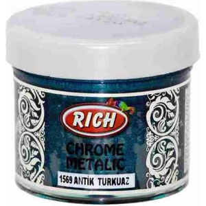 Antik Turkuaz Chrome Metalik Boya 60 ml