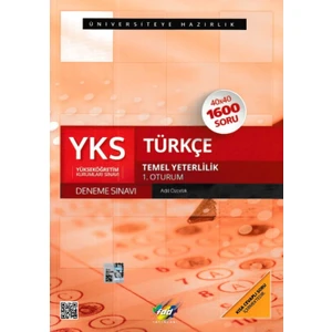 Fdd Yks Türkçe 1. Oturum Deneme Sınavı