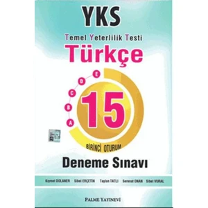 Palme Yayıncılık TYT Türkçe 15 Deneme Sınavı