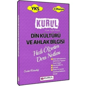 Kurul Yayıncılık Yks 2. Oturum Din Kültürü Ve Ahlak Bilgisi Hızlı Öğretim Ders Notlar