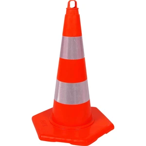 Kırılmaz Trafik Konisi 75 Cm (Çift Reflektifli)