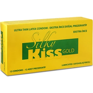 Silky Kiss Gold Ektra İnce Prezervatif 12 Adet