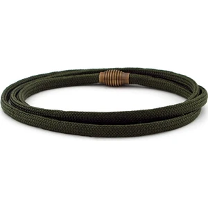 Paracord Üç Sıra Sarma Haki Yeşil Erkek Bileklik Bt413