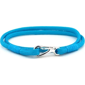 Metal Kanca İki Sıralı Mavi Paracord Erkek Bileklik Bt416