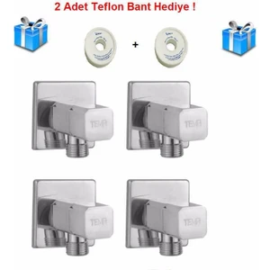 4 Adet Klozet Quadro Taharet (Ara) Musluğu 69310