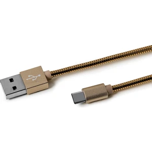 USB TYPE-C Nylon Cable Altın -USBTYPECSNAKEGD
