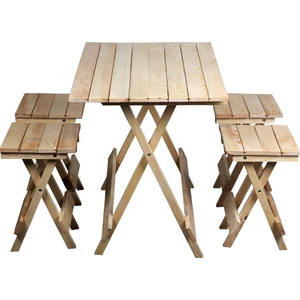 Masa + 4 Tabure Set
