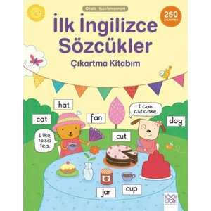 Okula Hazırlanıyorum :İlk İngilizce Sözcükler Çıkartma Kitabım