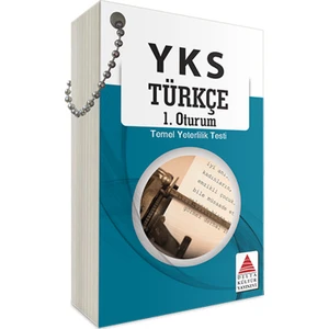 Delta Kültür Yayınevi Yks 1. Oturum Türkçe Kartları Tyt