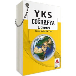 Delta Kültür Yayınevi Yks 1. Oturum Coğrafya Kartları Tyt