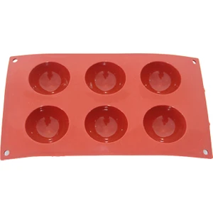 Silikon Yuvarlak Muffin Kalıbı 6'lı