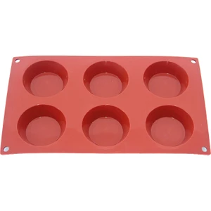 Silikon Yuvarlak Muffin Kalıbı 6'lı
