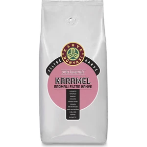 Kahve Dünyası Karamel Aromalı Filtre Kahve Çekirdek 1000 g