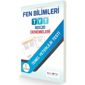 Farklı Sistem Yayınları TYT 1. Oturum Fen Bilimleri 30X20 Denemeleri