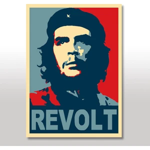 Ahşap Tablo Che Guevara 35x50 Cm