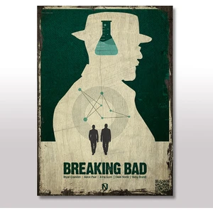 Ahşap Tablo Breaking Bad 25x35 Cm
