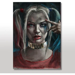 Ahşap Tablo Harley Quinn Margot Robbie 35x50 Cm