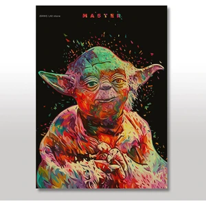 Ahşap Tablo Master Yoda Star Wars 35x50 Cm