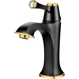 Eg1500 Elegant Lavabo Bataryası Siyah Altın