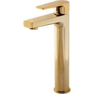 SR6500G Sharp Setüstü Lavabo Bataryası Altın