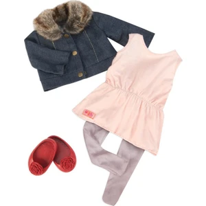 Our Generation Kıyafet Seti - Jean Jacket & Fur Collar