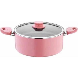 Dynamic Stone Derin Tencere 24 cm Pembe