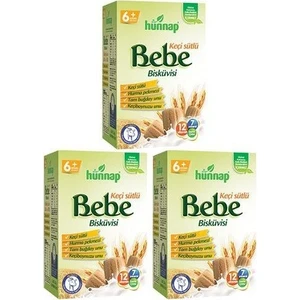 Hünnap Keçi Sütlü Bebe Bisküvisi 400 gr - 3'lü