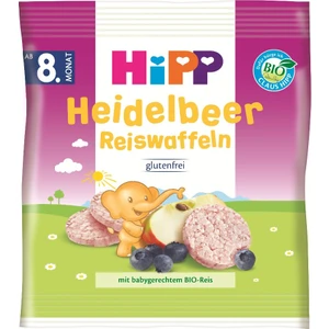 HiPP Organik Yabanmersinli Pirinçli Bebek Gofret 30 gr.