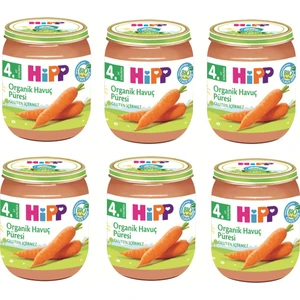 HiPP Organik Havuç Püresi 125 gr. 6 Adet