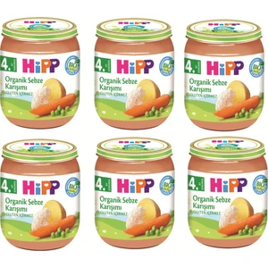 HiPP Organik Sebze Karişimi Kavanoz 125 gr. 6 Adet