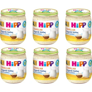 HiPP Organik Sütlaç Kavanoz 125 gr. 6 Adet