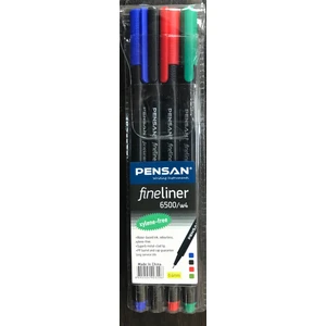 6500 Fineliner 4'Lü Set