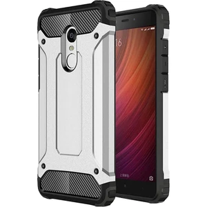 Xiaomi Redmi Note 4X Rugged Armor Kılıf Gümüş