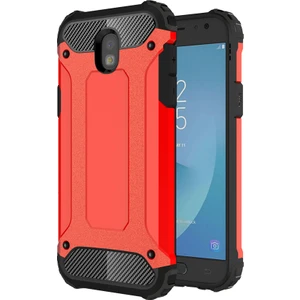 Samsung Galaxy J5 Pro Rugged Armor Kılıf Kırmızı