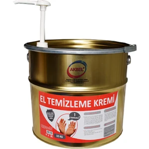 Endüstriyel El Temizleme Kremi 10 Kg. (Pompa Aparatlı)