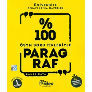 Fides Yayınları YKS %100 ÖSYM Soru Tipleriyle Paragraf - Hamza Kaya 