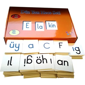 Düz Yazı Hece Seti