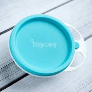 Mycey Kapaklı Mama Tabağı - Yeşil