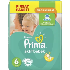 Aktif Bebek Bezi 6 Beden - 42 Adet