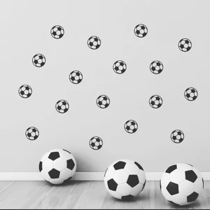 Siyah Beyaz Futbol Topu Sticker