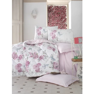 Cotton Box Çift Kişilik Ranforce Uyku Seti Rosella Pembe