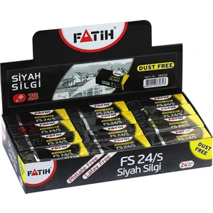 Fs24/S  Siyah Silgi 24 Adet
