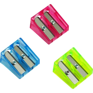 Kum 410-K Ft Plastik Neon Çiftli Kalemtraş