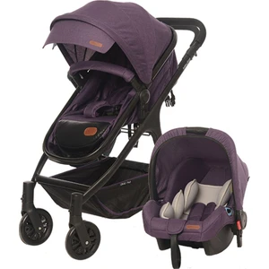 Baby2Go 8046 Caromio Travel Sistem Bebek Arabası Mor